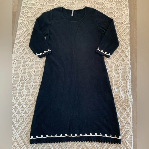 cotton knit sweater dress Knit Cotton Sweater Cardigan Mini Dress main image 0